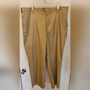 Croft & Barrow Classic Fit No Iron Stretch Khaki Pants Men's Size 42x29 NWT